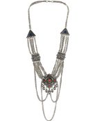 Topshop Multi Chain Drape Necklace - Lyst