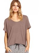 Michael Stars V-Neck High Low Tee - Lyst