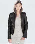 Zara Biker Jacket - Lyst