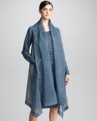 Donna Karan New York Organza Clutch Coat - Lyst