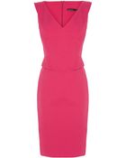 Karen Millen Colourful Cotton Shift Dress - Lyst