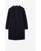 Cos Raw-Cut Wool Coat - Lyst
