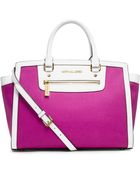 Michael Kors Michael Selma Zip Large Satchel - Lyst