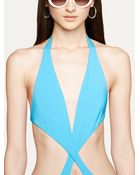 Ralph Lauren Collection Side-Tie Monokini - Lyst