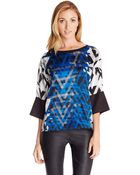 Hugo Cansu | Silk Print Blouse - Lyst