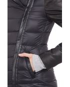 Mackage Leather-Trim Puffer Jacket - Lyst