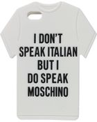 Moschino Speak Iphone 5 Case - Lyst