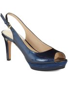 Nine West Able Platform Peep-Toe Pumps - Lyst
