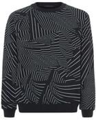 Christopher Kane Printed Multi-Stripe Sweater - Lyst