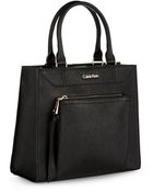 Calvin Klein Dual Handled Tote - Lyst