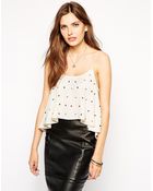 For Love & Lemons For Love & Lemons Chevy Tank Top - Lyst