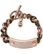 Michael Kors Pavé And Tortoise Acetate Bracelet - Lyst