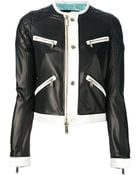 DSquared2 Leather Jacket - Lyst