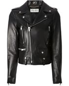 Saint Laurent Classic Biker Jacket - Lyst
