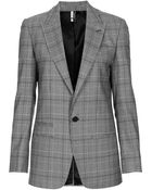 Topshop Modern Tailoring Tailored Check Jacket - Lyst