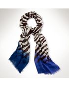 Lauren by Ralph Lauren Zebra Scarf - Lyst