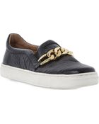 Dune Black Peggi Animal Print Slip On Plimsole - Lyst