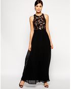 Little Mistress Maxi Dress With Sequin Bodice - Lyst