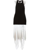 Marios Schwab Sheer Embroidered Underlayer Dress - Lyst