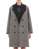 Balenciaga Wool Felt Double-Breasted Coat - Lyst