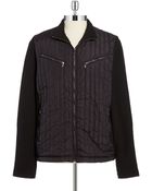 Michael Kors Contrast Quilted Jacket - Lyst