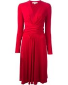 MICHAEL Michael Kors Wrap Dress - Lyst