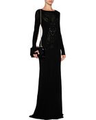 Roberto Cavalli Wool Blend Knit Gown - Lyst