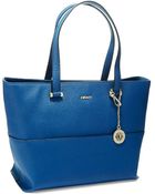 DKNY Textured Shopper Bag - Lyst