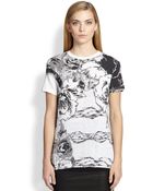 Prabal Gurung Rose Print Jersey Tee - Lyst