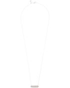 Monica Vinader Baja Mini Necklace Diamond - Lyst