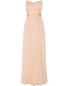 Notte By Marchesa Silk-Organza And Chiffon Gown - Lyst