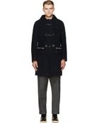 Umit Benan Navy Padded Duffle Coat - Lyst