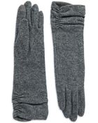 Echo Long Ruched Gloves - Lyst