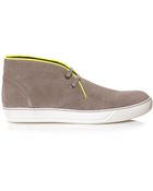 Lanvin Suede Desert Boot Trainers - Lyst