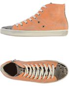 Leather Crown High-Tops & Trainers - Lyst