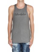 DSquared2 Cracked Print Cotton Tank Top - Lyst