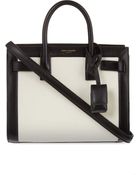 Saint Laurent Sac Du Jour Mini Leather Bag - Lyst