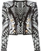 Balmain Cropped Jacket - Lyst