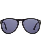 Tom Ford Kurt Acetate Aviator Sunglasses - Lyst
