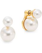 Kenneth Jay Lane Faux Pearl Snowman Earrings - Lyst