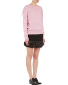 Christopher Kane Swarovski Crystal-Studded Cashmere Sweater - Lyst