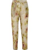 Isabel Marant Rany Printed Silk-Chiffon Pants - Lyst