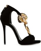 Giuseppe Zanotti Embellished Sandals - Lyst