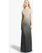 Halston Ombre Sequined Gown - Lyst