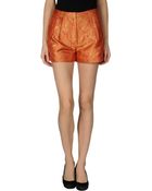 Elizabeth And James Jacquard Mini Shorts - Lyst