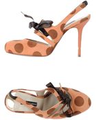 Alberto Guardiani Slingbacks - Lyst