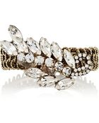 Elizabeth Cole Gold-Plated Crystal Bracelet - Lyst