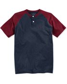 American Rag Baseball Henley - Lyst