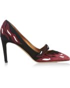 Isabel Marant Kurt Leather-Detailed Suede Pumps - Lyst