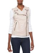 Bagatelle Leather Motorcycle Vest - Lyst